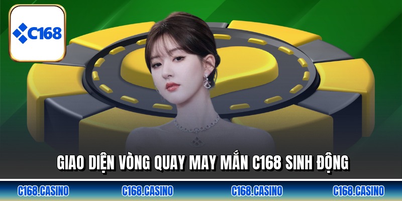 Giao diện vòng quay may mắn C168 sinh động